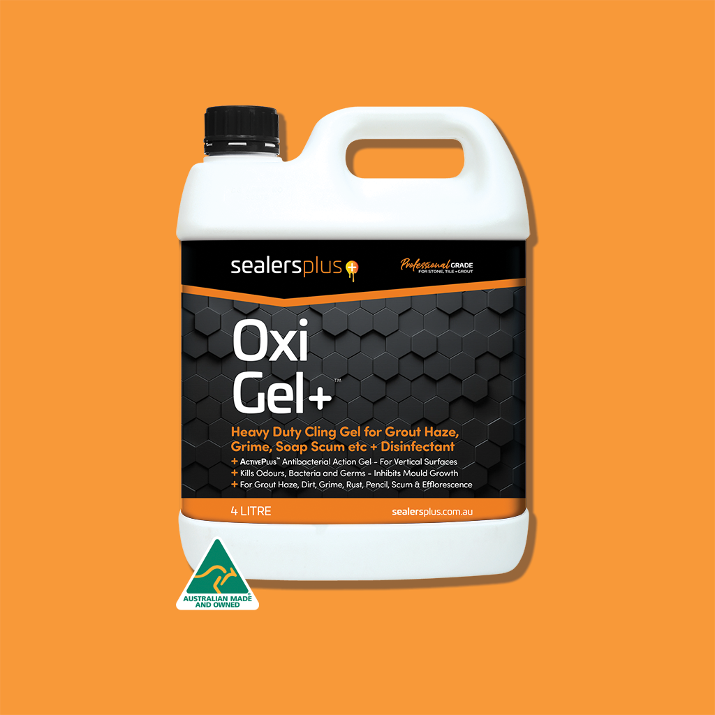 OXI GEL+ - Cling Gel for Removing Grout Haze, Soap Scum, Grime and Efflorescence