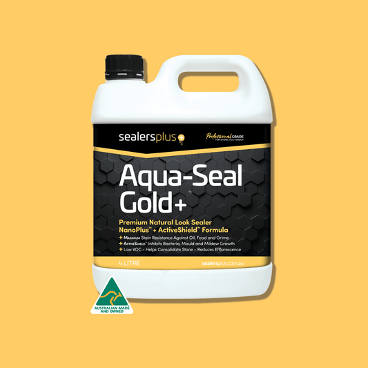 AQUA-SEAL GOLD+ - Professional Grade, Premium Stone, Tile & Grout Sealer
