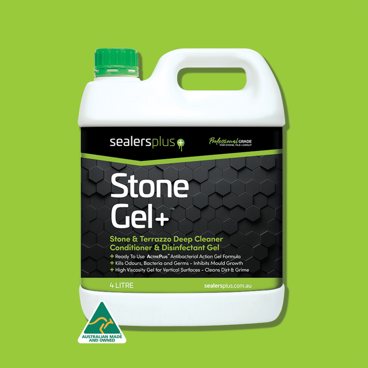 Stone Gel+ pack shot – gel type stone & terrazzo deep clean conditioner + disinfectant