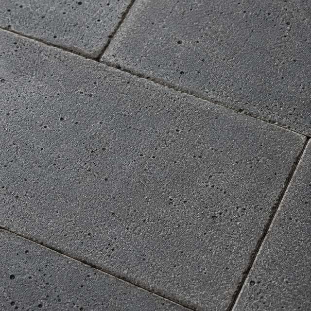 Sandblasted basalt close up