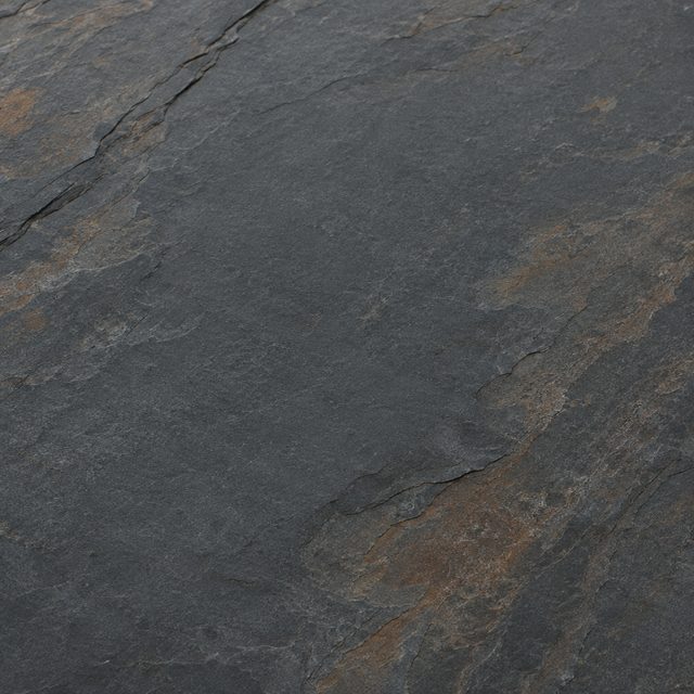 Honed slate close up