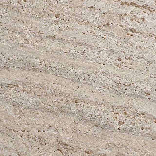 Flamed travertine close up